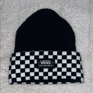 Vans Black & White Checkerboard Beanie - Vans